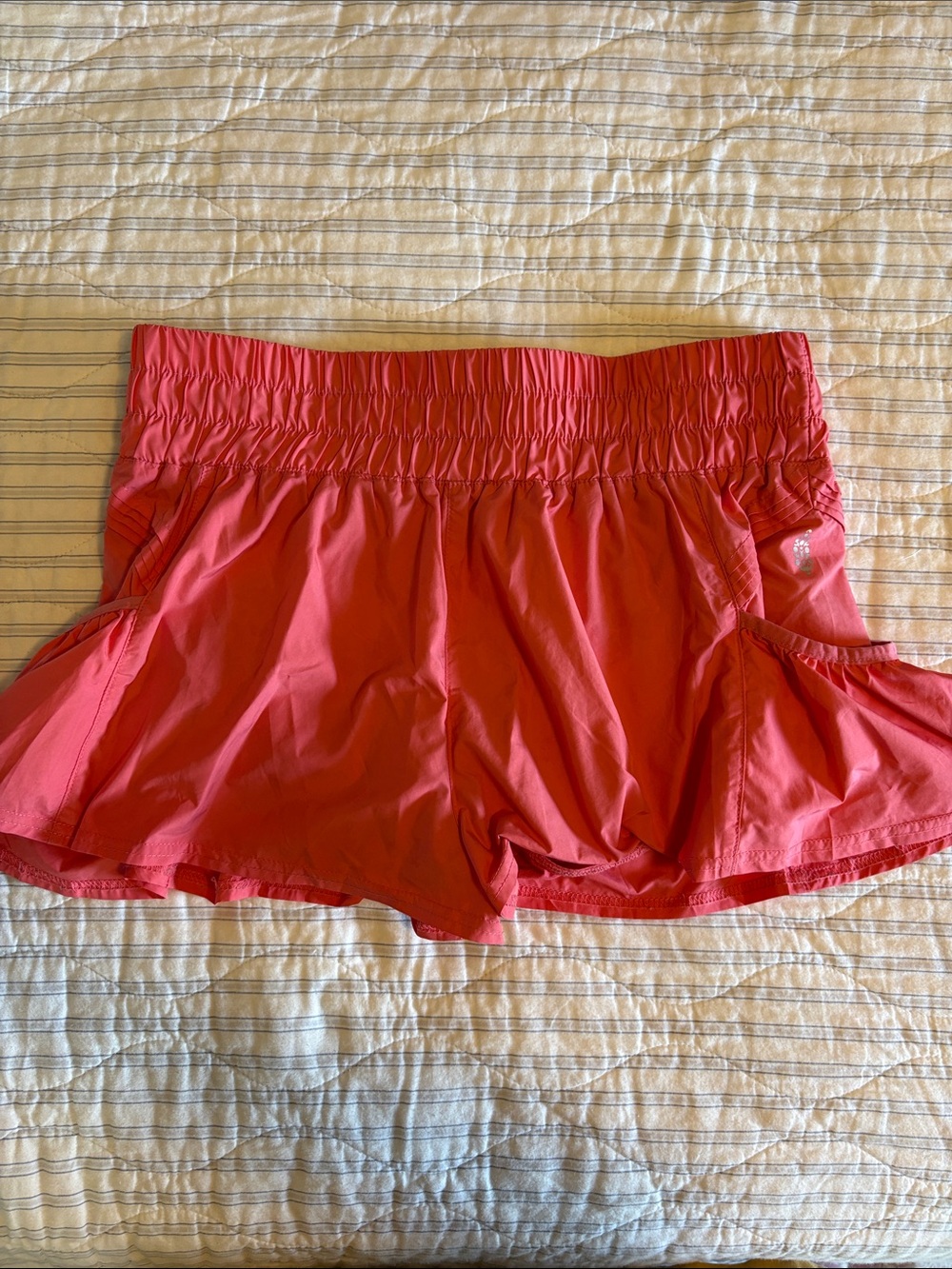 SOLD!!! FP Movement Athletic Skorts Pair - Black & Coral - Picture 5 of 5